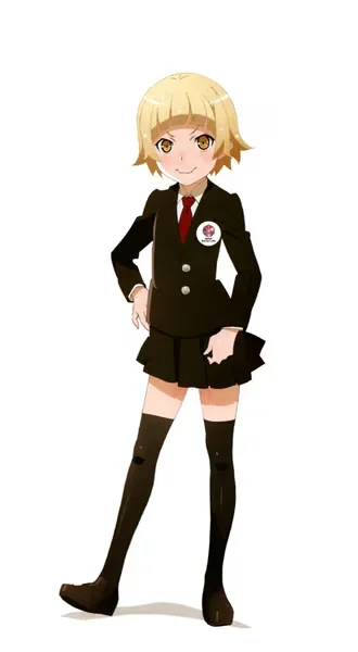 AI generated anime JK school girl character, Realistic JK, natural campus-inspired school girl styling, grounded portrait mood, vertical portrait