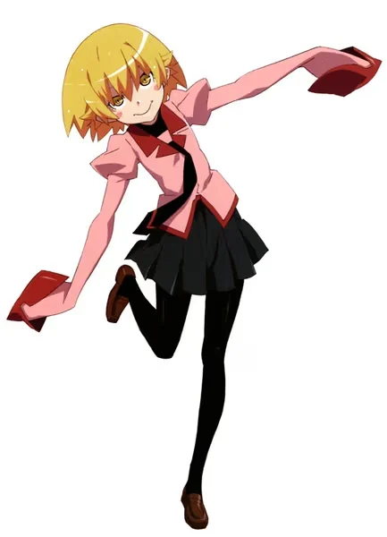 AI generated anime JK school girl character, Tsundere JK, tsundere school girl styling, spirited teasing expression, vertical portrait